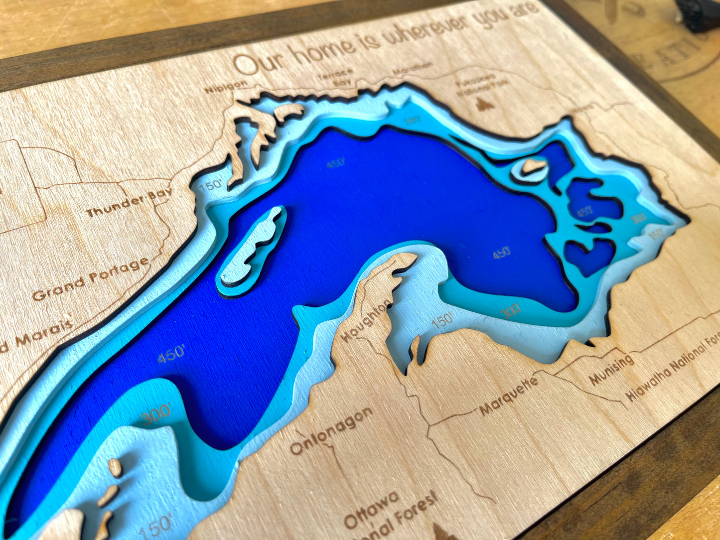 Depth Layered Map - Lake Superior